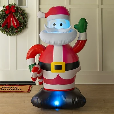 LED Inflatable Santa, 60 in.