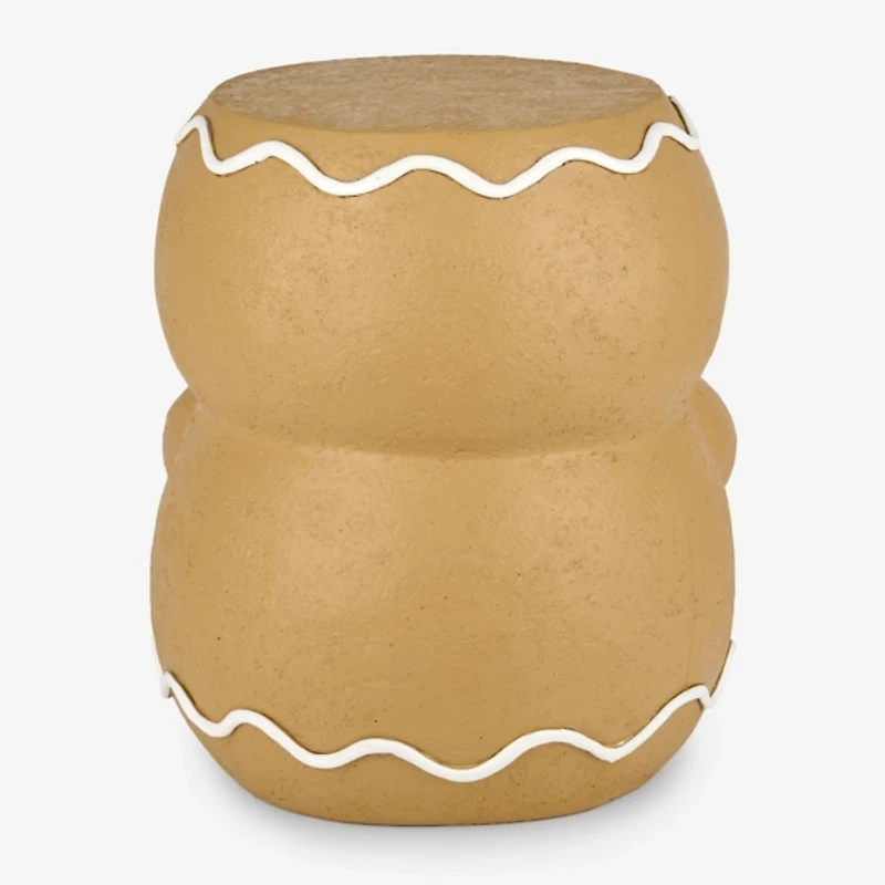 Gingerbread Man Outdoor Stool