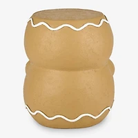 Gingerbread Man Outdoor Stool