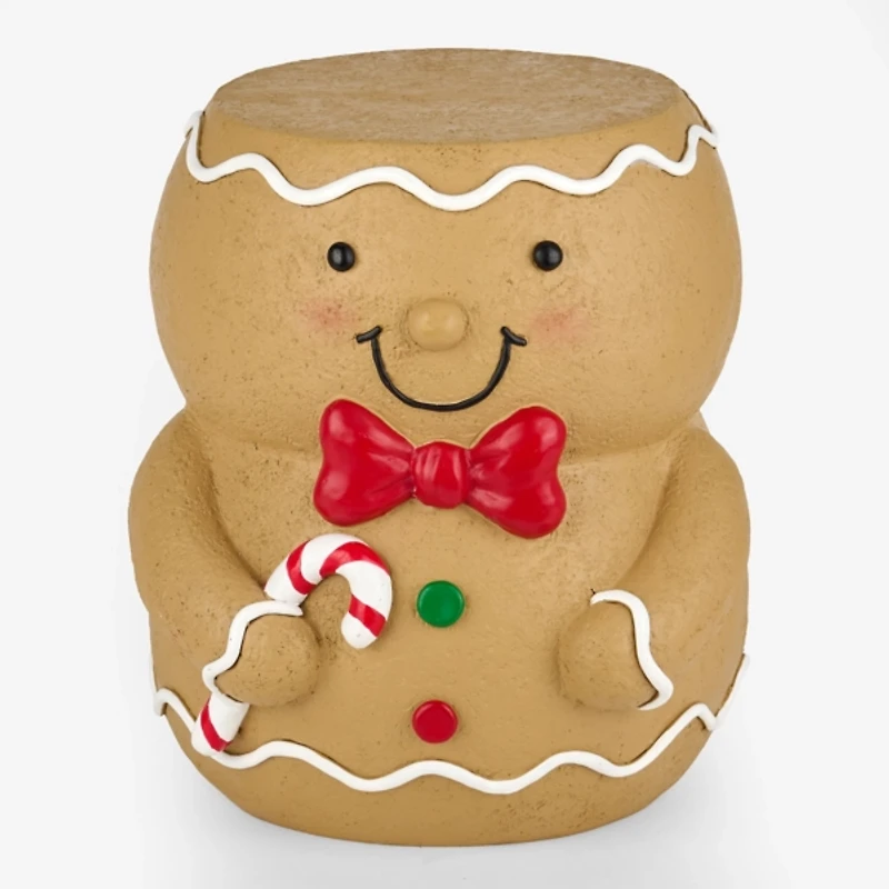 Gingerbread Man Outdoor Stool