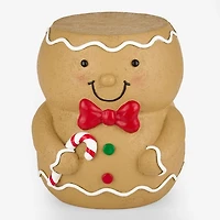 Gingerbread Man Outdoor Stool