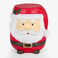 Holly Santa Claus Outdoor Stool