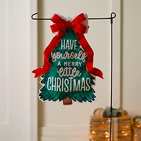 Merry Little Christmas Garden Flag