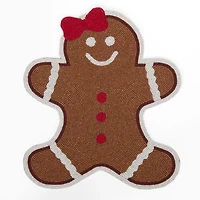 Gingerbread Girl Beaded Placemat