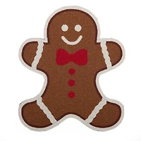 Gingerbread Boy Beaded Placemat