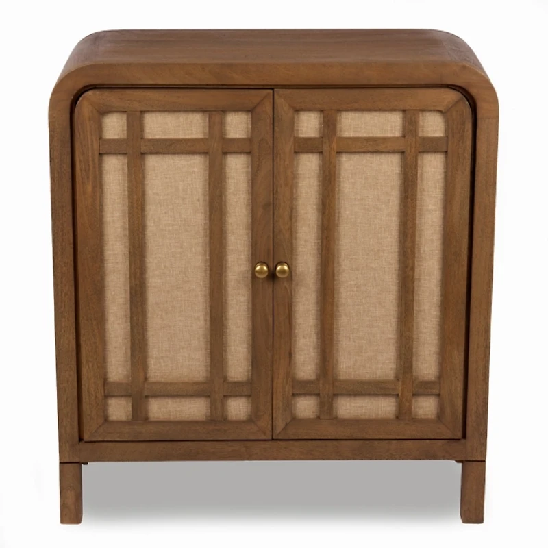 Brown Wood Lowen 2 Door Cabinet