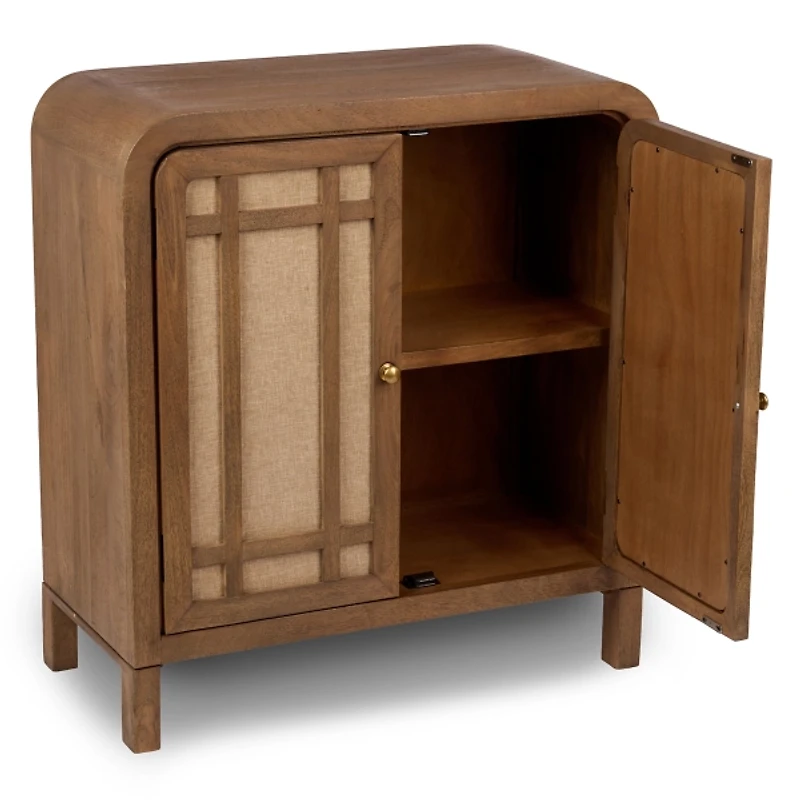 Brown Wood Lowen 2 Door Cabinet