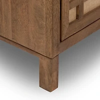 Brown Wood Lowen 2 Door Cabinet