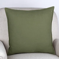 Sage Cotton Puffer Pillow