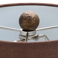 Bronze Metal Tripod Buffet Lamp