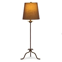 Bronze Metal Tripod Buffet Lamp