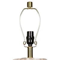 Cream Ceramic Ribbed Ella Table Lamp