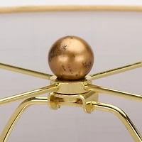 Bronze Resin Cylinder Table Lamp