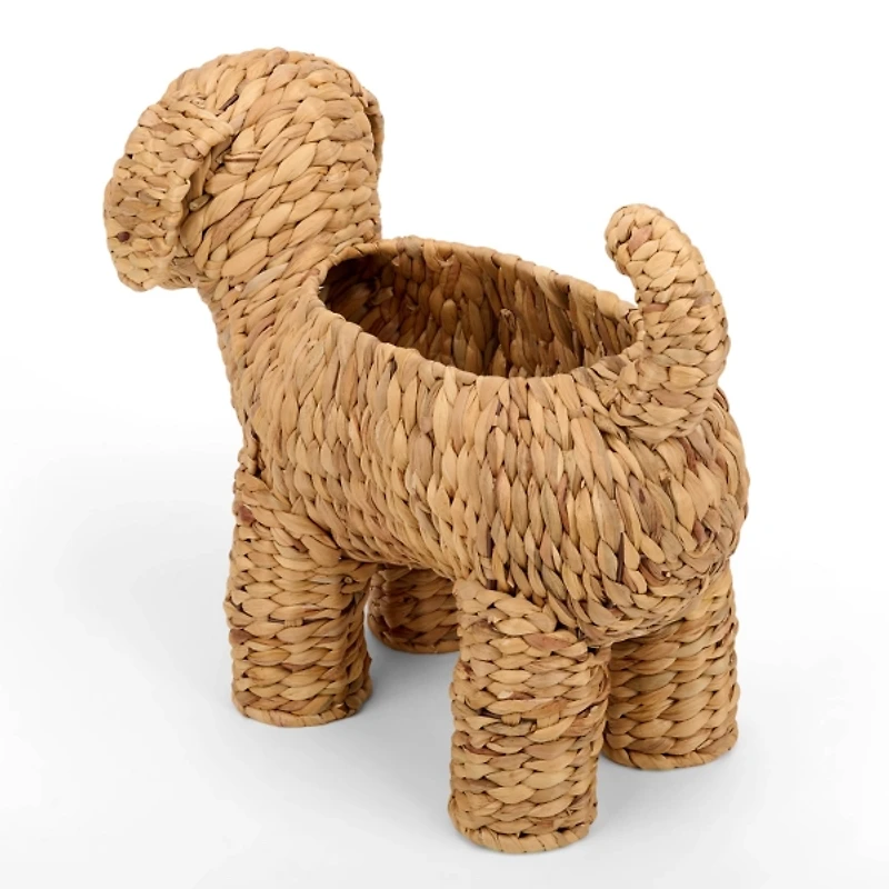 Doodle Woven Hyacinth Basket