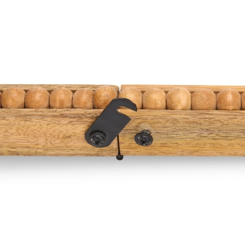 Natural Mango Wood Beaded Blanket Ladder