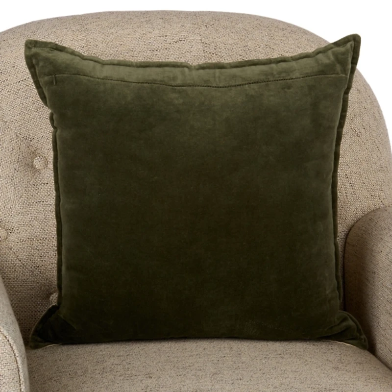 Home Sage Floral Pillow