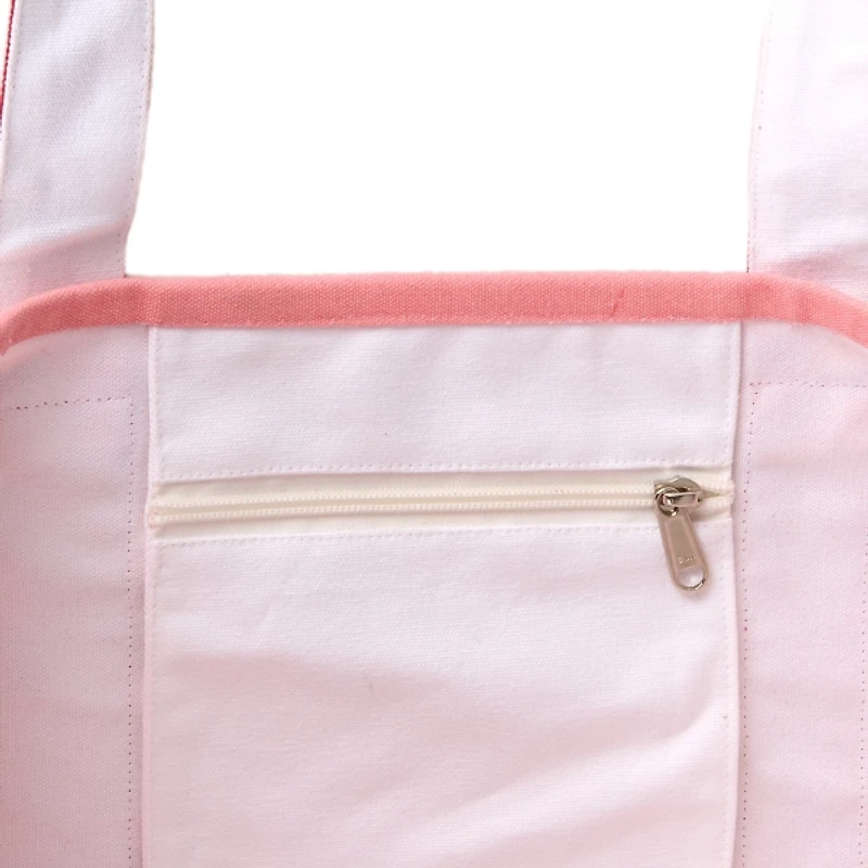 Red Sequin Bows Canvas Tote