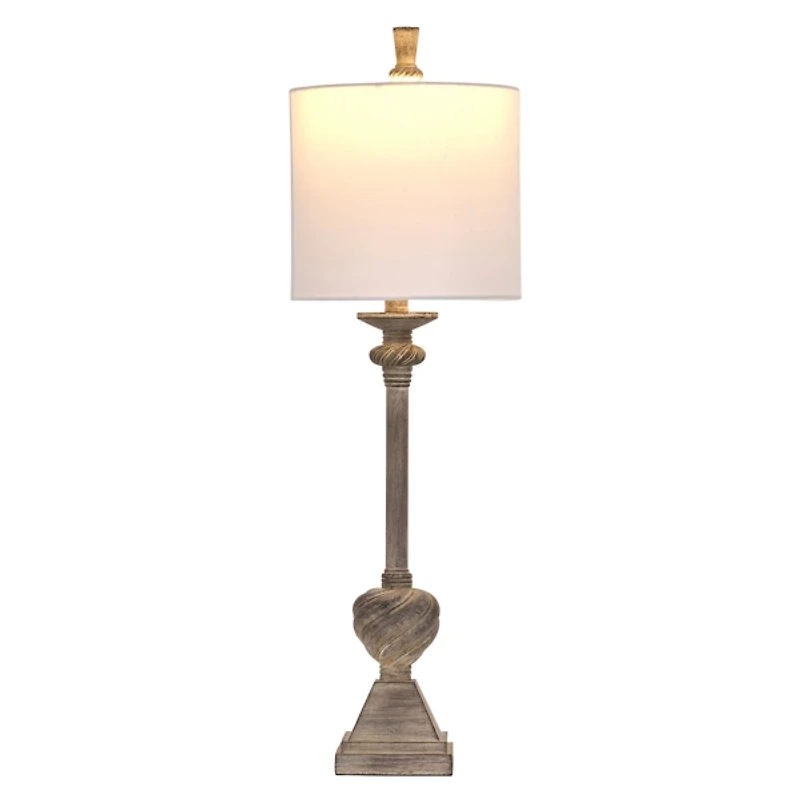 Layla Gray Swirl Buffet Lamp
