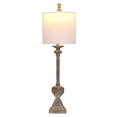 Layla Gray Swirl Buffet Lamp