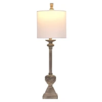 Layla Gray Swirl Buffet Lamp