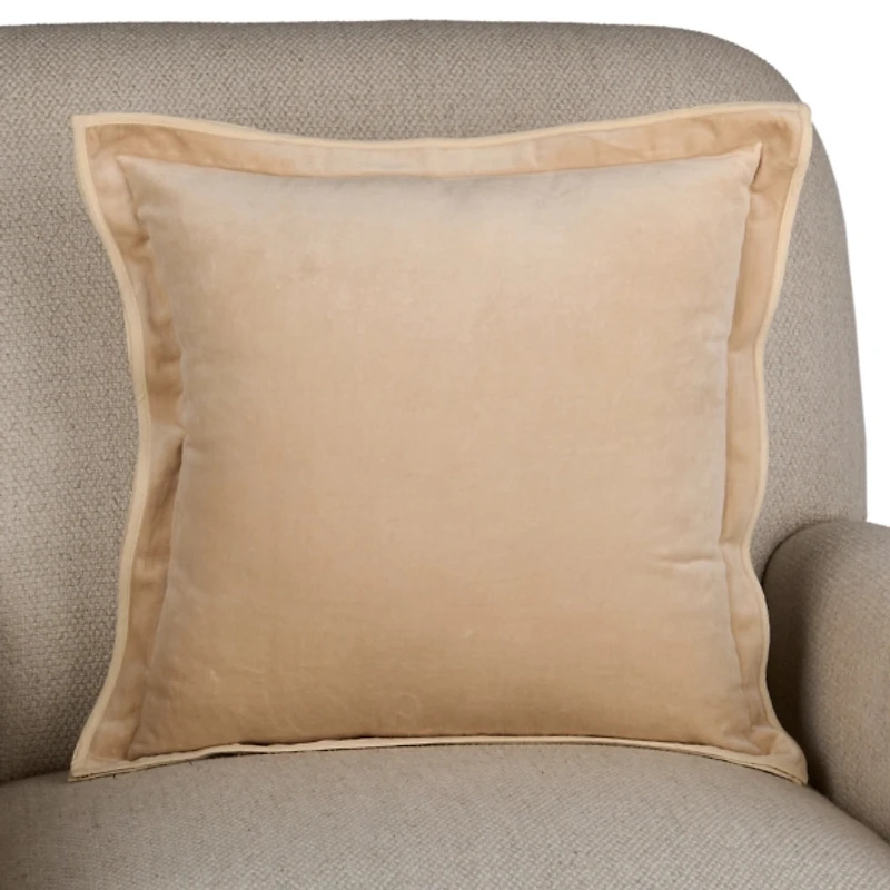 Velvet Double Flange Pillow