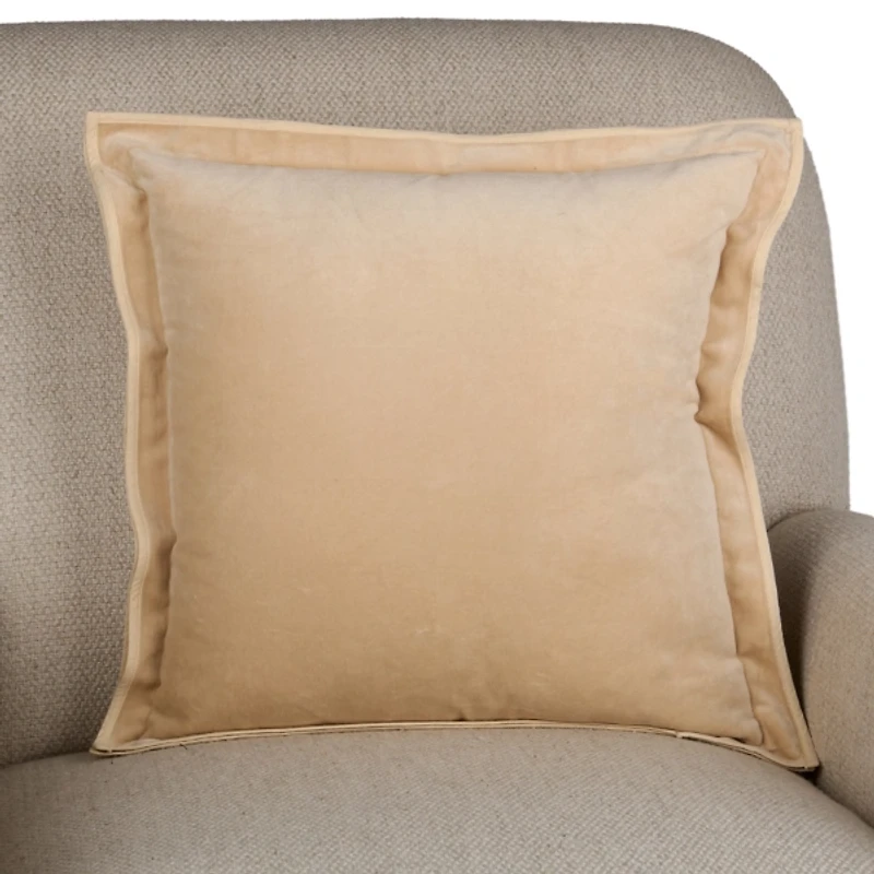 Velvet Double Flange Pillow
