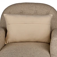 Green Velvet Family Lumbar Pillow