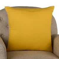 Yellow Stella Floral Print Pillow