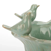 Blue Bird Ceramic Decorative Bowl