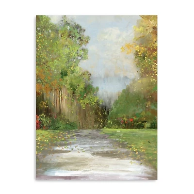 Green Plush Path Canvas Art Print, 30x40