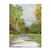 Green Plush Path Canvas Art Print, 30x40