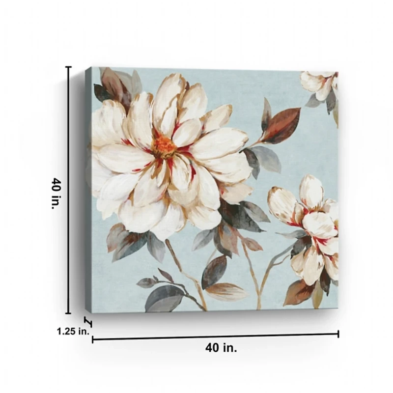 Floral Bliss I Canvas Art Print, 40x40
