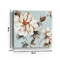 Floral Bliss I Canvas Art Print, 40x40