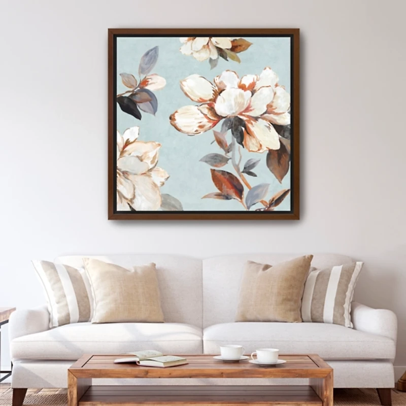 Floral Bliss II Framed Canvas Art Print, 40x40