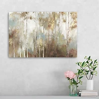 Fine Birch Trees Canvas Art Print