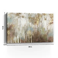 Fine Birch Trees Canvas Art Print