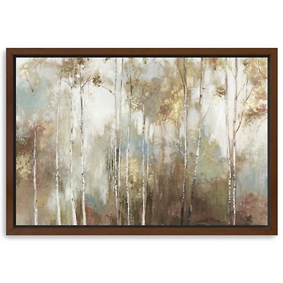 Fine Birch Trees Framed Canvas Art Print, 48x32