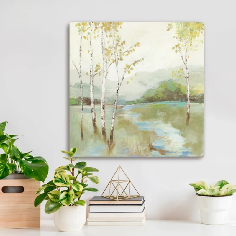 Calm River Canvas Art Print