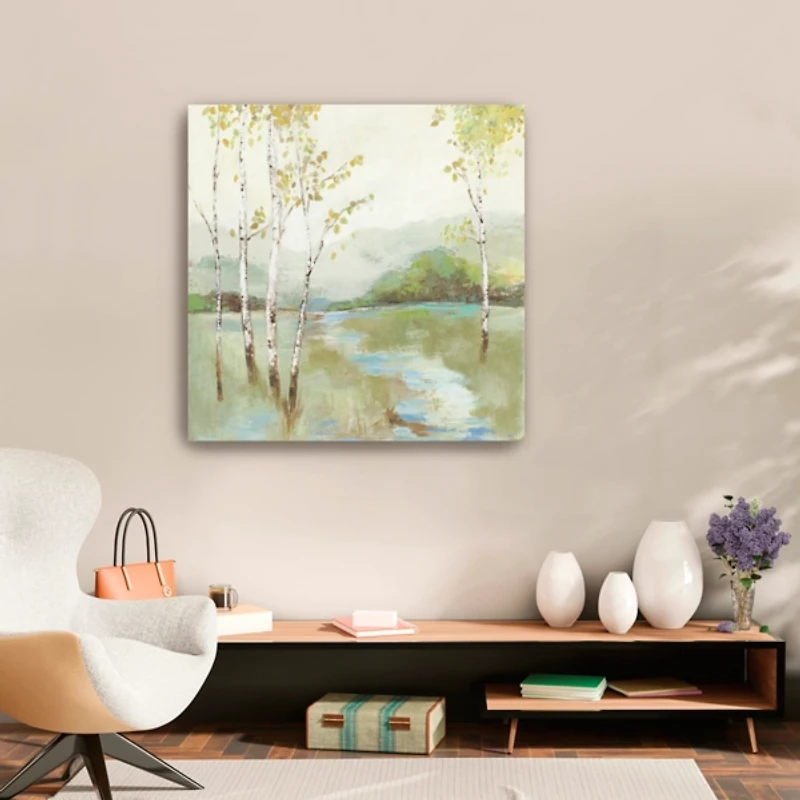 Calm River Canvas Art Print, 30x30
