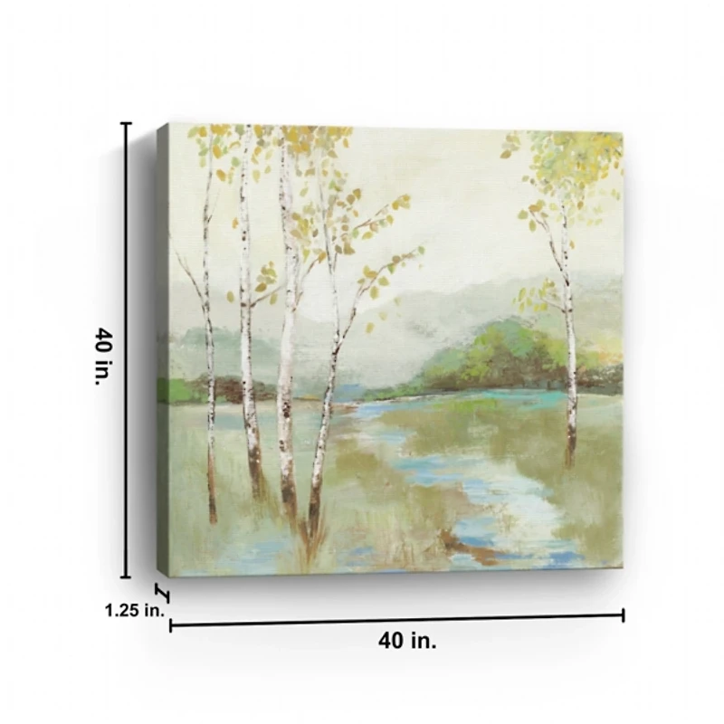 Calm River Canvas Art Print, 40x40