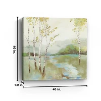 Calm River Canvas Art Print, 40x40