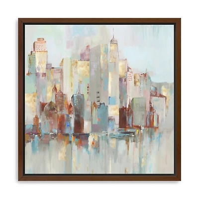 City Escape Framed Canvas Art Print