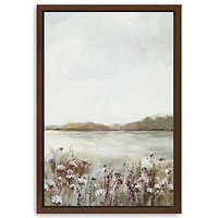 Secret Lake Framed Canvas Art Print