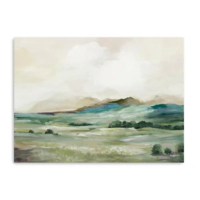 Hillside Greens Canvas Art Print