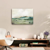 Hillside Greens Canvas Art Print