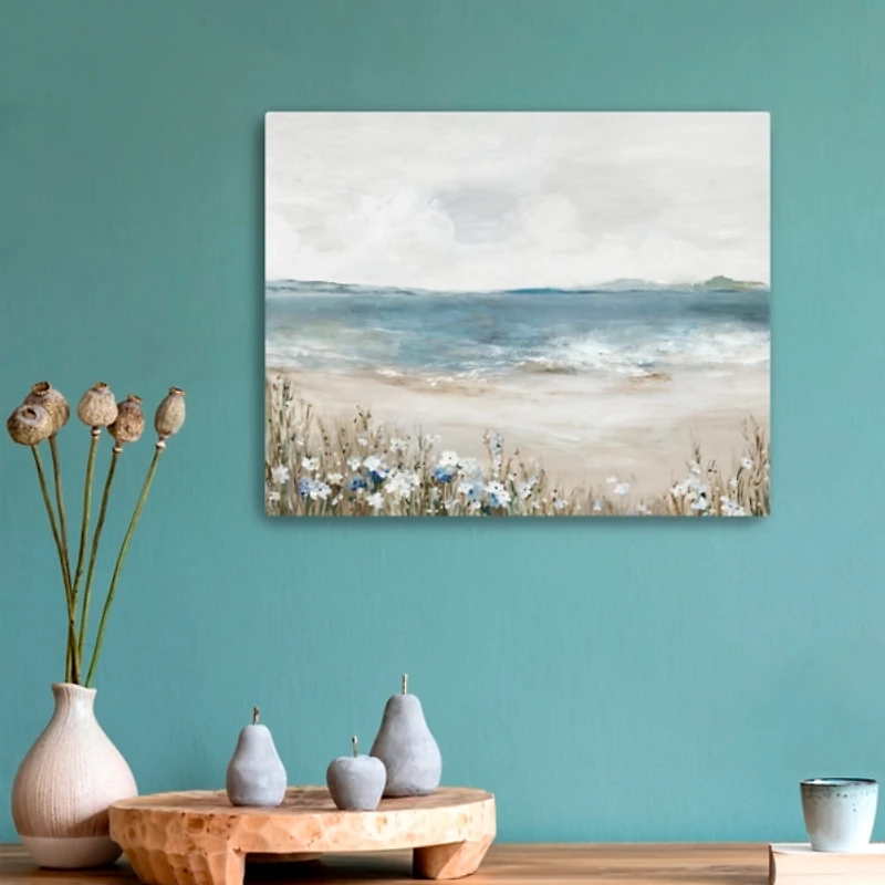 Shoreline Splendor Canvas Art Print