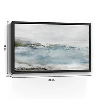 Blue Essence Framed Canvas Art Print