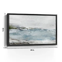 Blue Essence Framed Canvas Art Print, 48x32