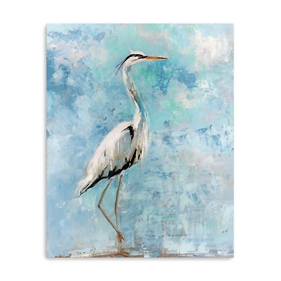 Morning Heron I Canvas Art Print