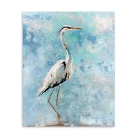 Morning Heron I Canvas Art Print